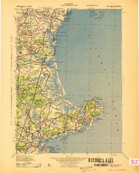 1943 Map of Cape Ann, Essex County, MA — High-Res | Pastmaps